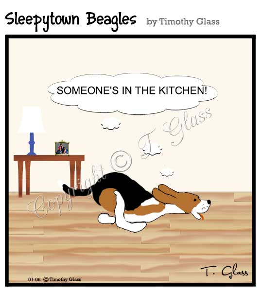 Sleepytown beagles Cartoon