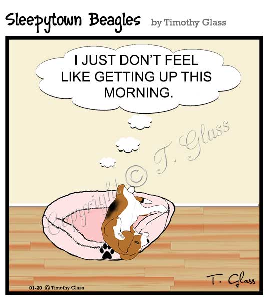 Sleepytown beagles Cartoon