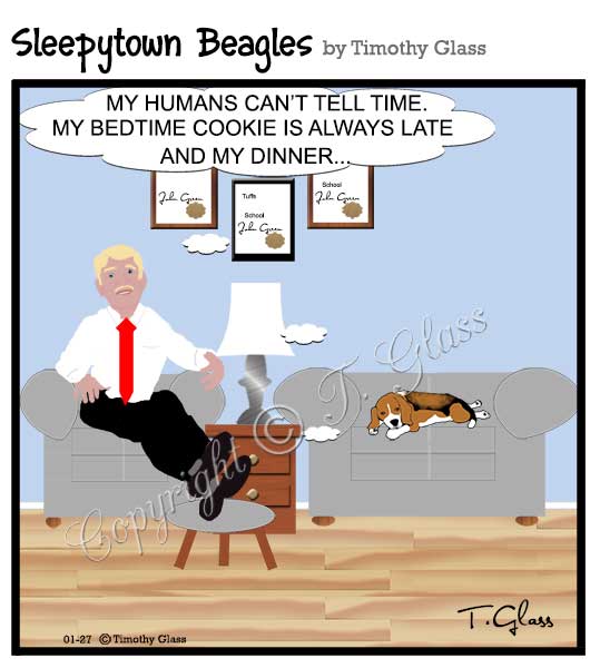 Sleepytown beagles Cartoon