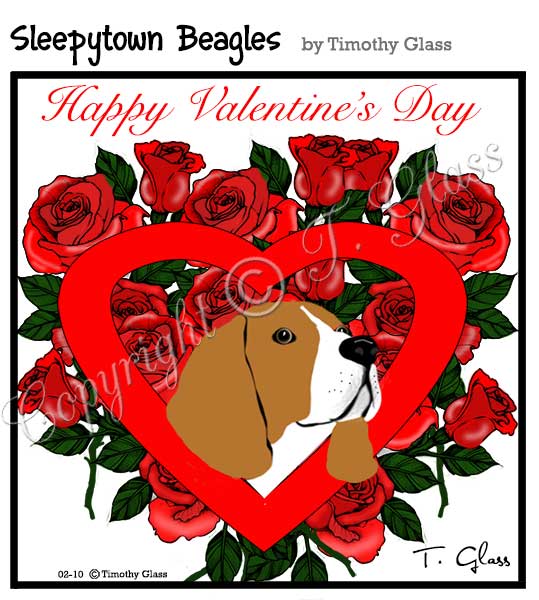 Sleepytown beagles Cartoon