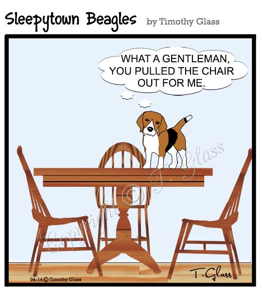Sleepytown beagles Cartoon
