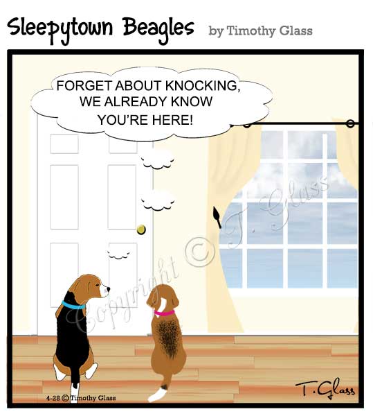 Sleepytown beagles Cartoon