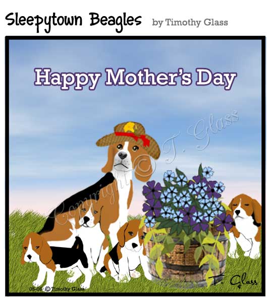 Sleepytown beagles Cartoon