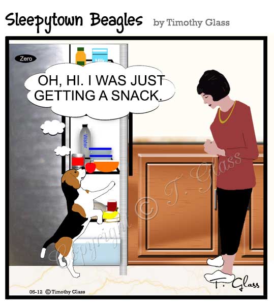 Sleepytown beagles Cartoon