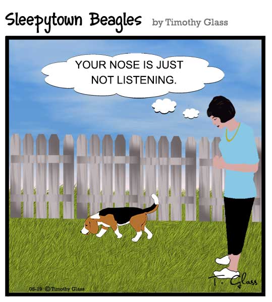 Sleepytown beagles Cartoon