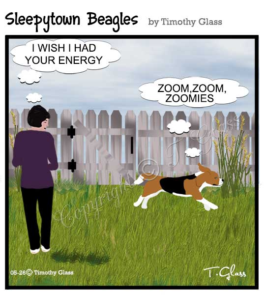 Sleepytown beagles Cartoon