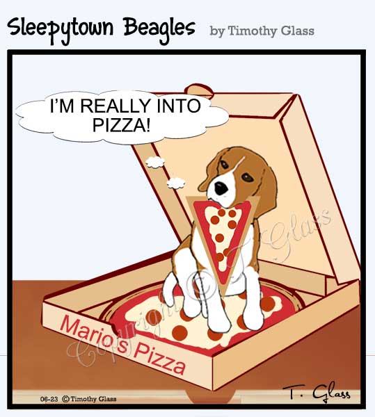 Sleepytown beagles Cartoon