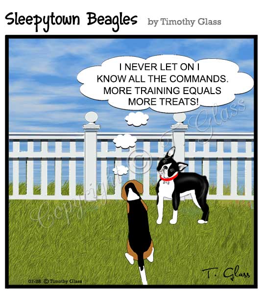 Sleepytown beagles Cartoon