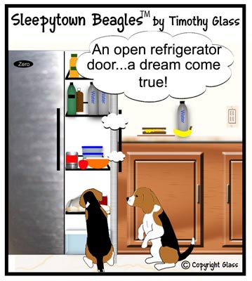 Sleepytown beagles Cartoon