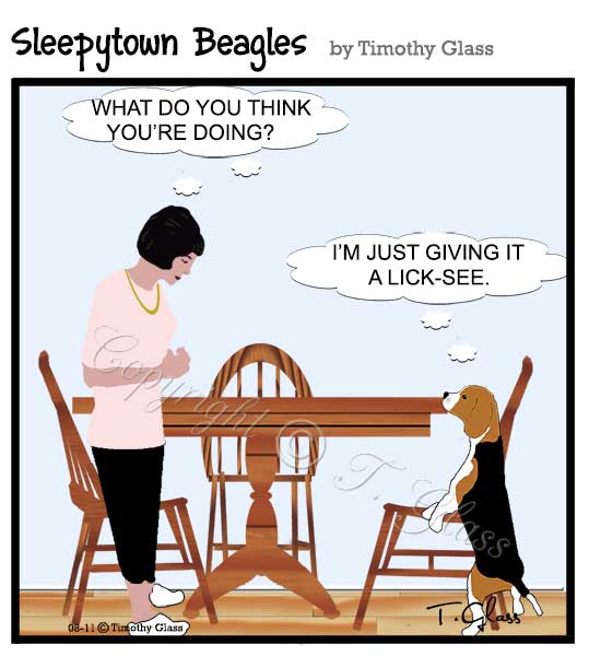 Sleepytown beagles Cartoon