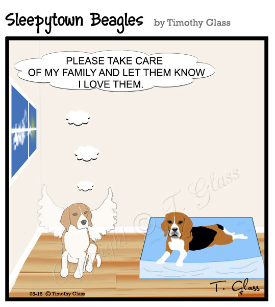 Sleepytown beagles Cartoon
