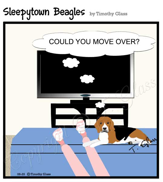 Sleepytown beagles Cartoon