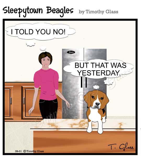 Sleepytown beagles Cartoon