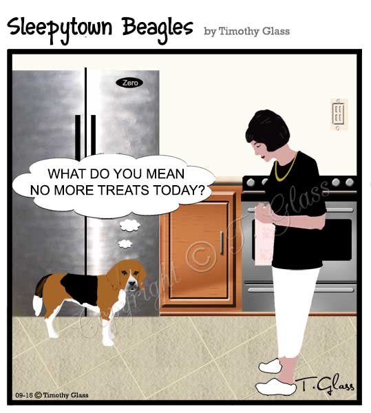 Sleepytown beagles Cartoon