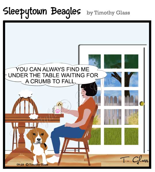 Sleepytown beagles Cartoon