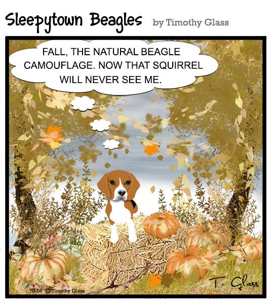Sleepytown beagles Cartoon