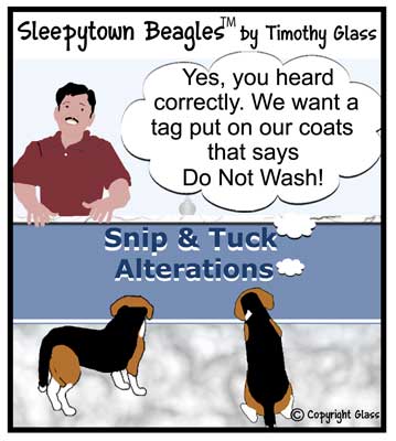 Sleepytown beagles Cartoon