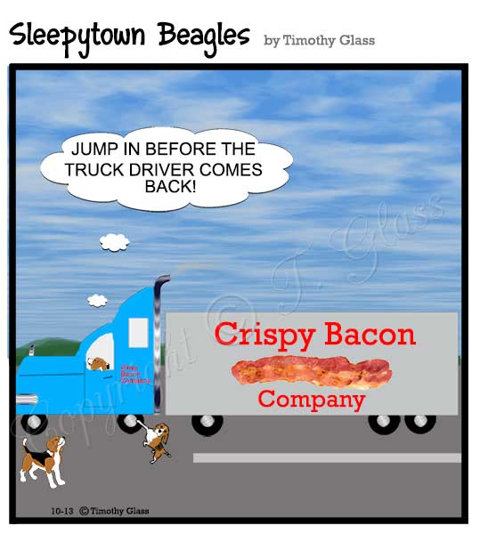 Sleepytown beagles Cartoon