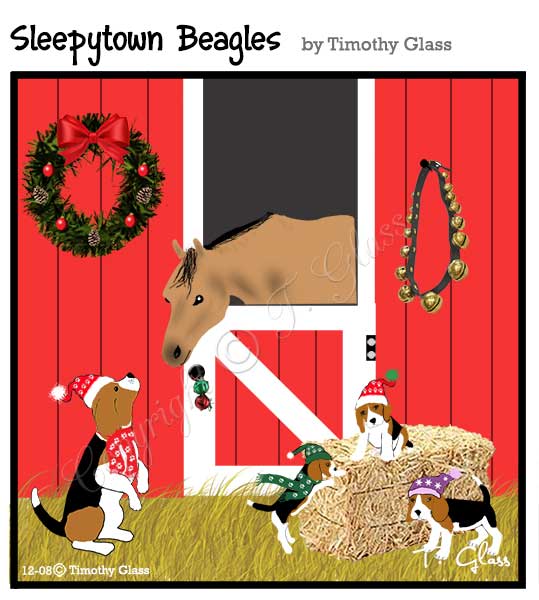 Sleepytown beagles Cartoon