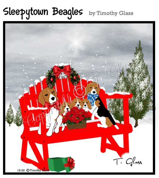 Sleepytown beagles Cartoon
