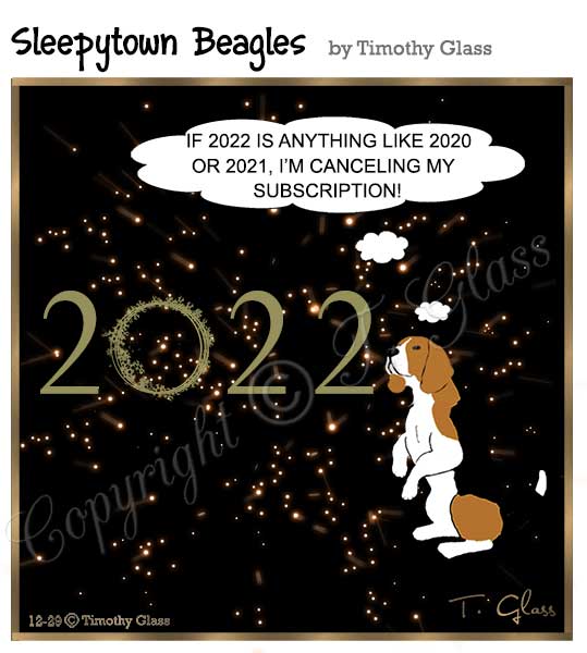 Sleepytown beagles Cartoon