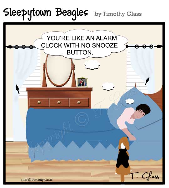 Sleepytown beagles Cartoon