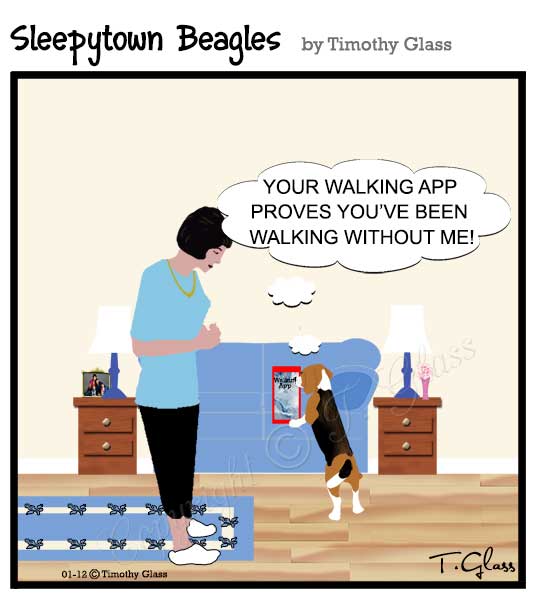 Sleepytown beagles Cartoon