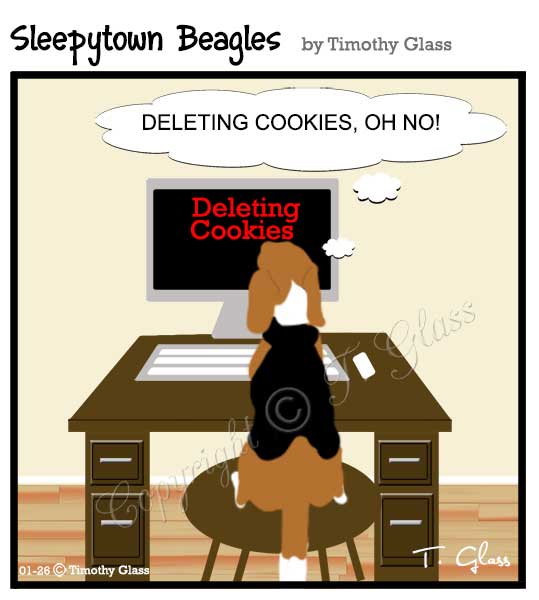 Sleepytown beagles Cartoon