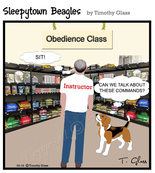 Sleepytown beagles Cartoon