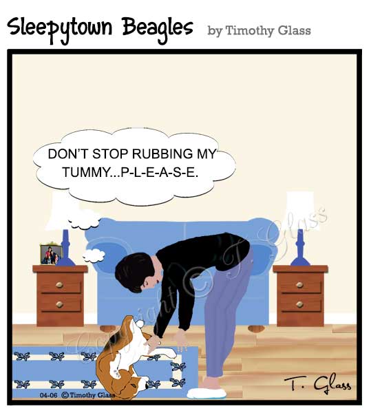 Sleepytown beagles Cartoon