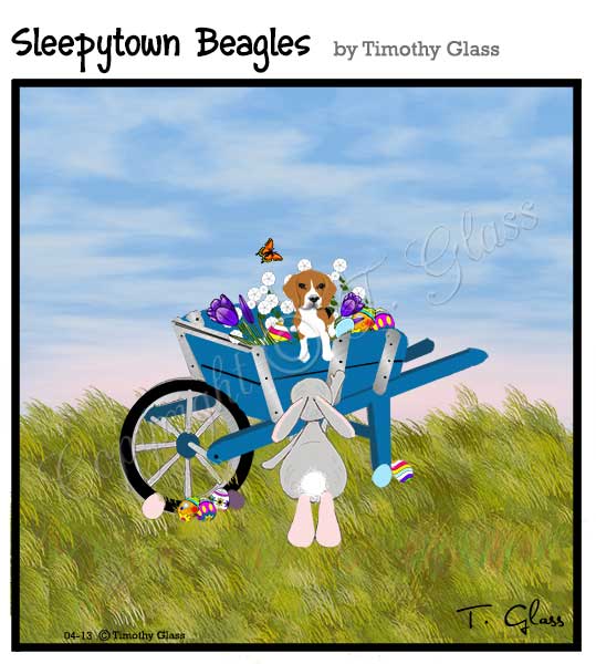 Sleepytown beagles Cartoon