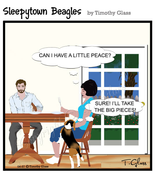 Sleepytown beagles Cartoon