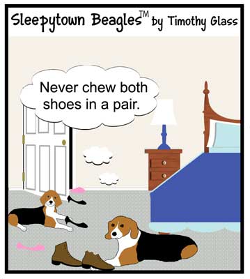 Sleepytown beagles Cartoon