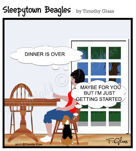 Sleepytown beagles Cartoon