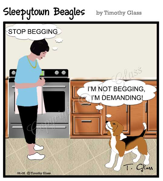 Sleepytown beagles Cartoon