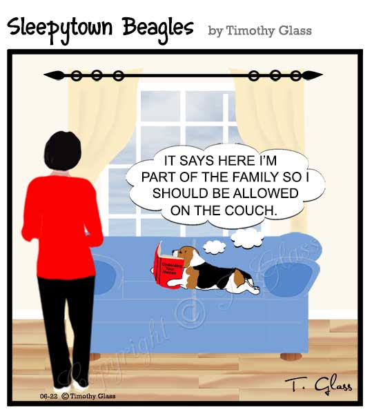 Sleepytown beagles Cartoon