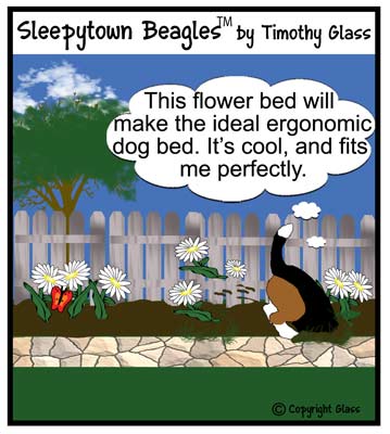 Sleepytown beagles Cartoon