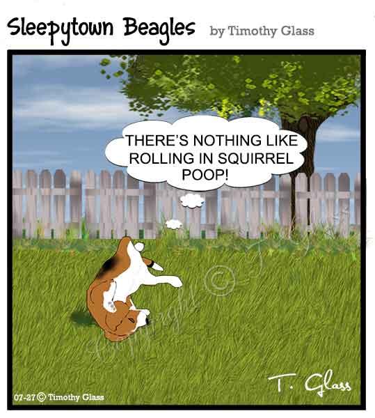 Sleepytown beagles Cartoon