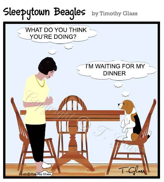 Sleepytown beagles Cartoon