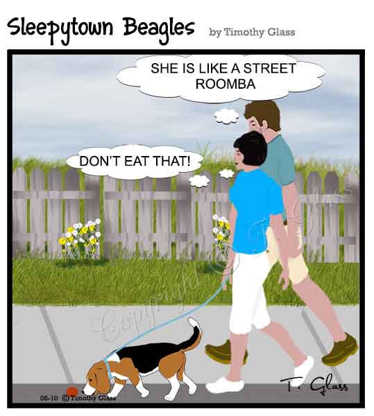 Sleepytown beagles Cartoon