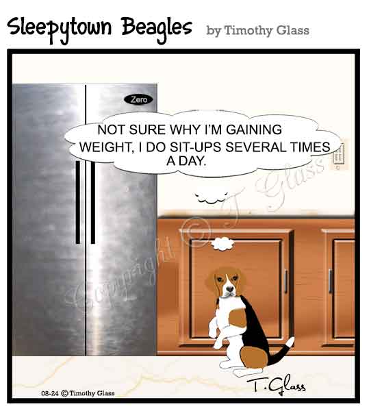 Sleepytown beagles Cartoon
