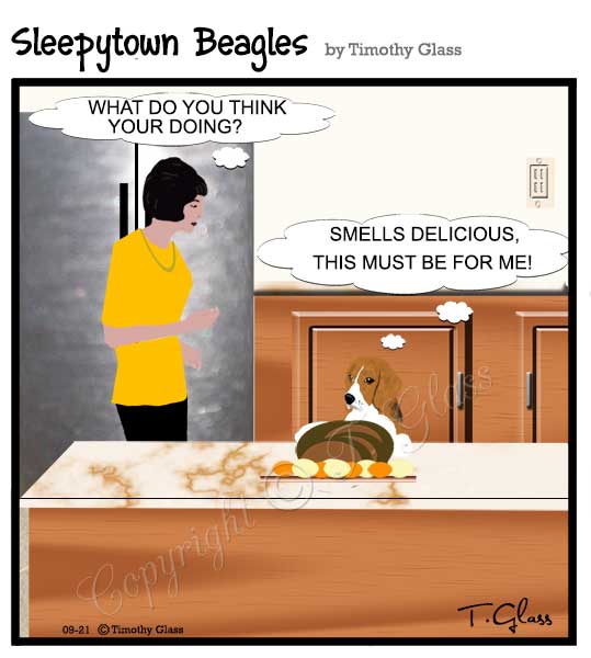 Sleepytown beagles Cartoon