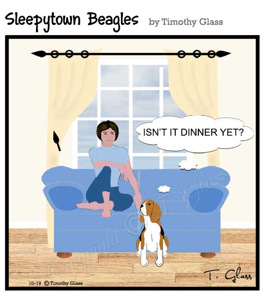 Sleepytown beagles Cartoon