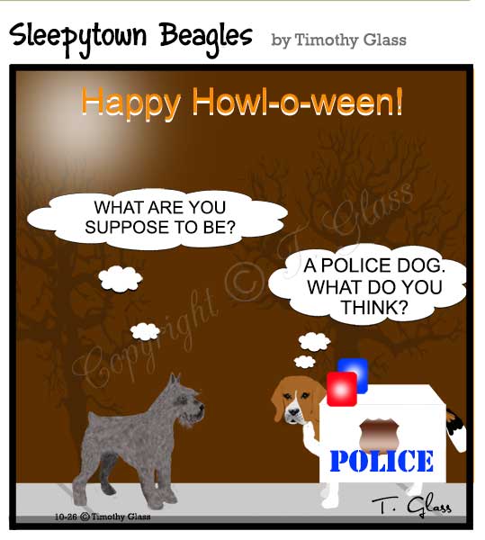 Sleepytown beagles Cartoon