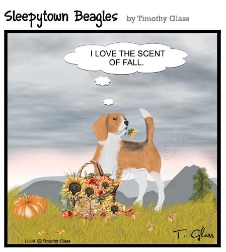 Sleepytown beagles Cartoon