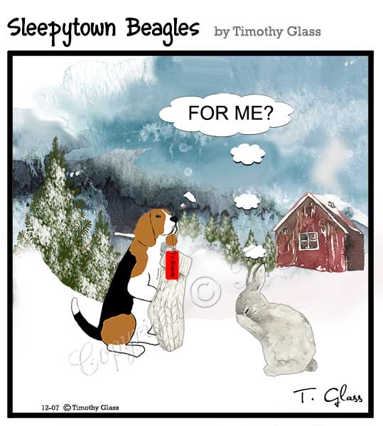 Sleepytown beagles Cartoon