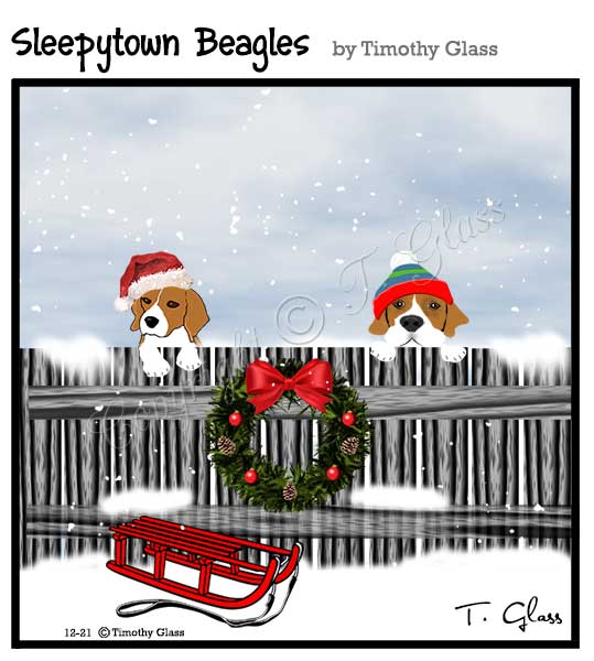 Sleepytown beagles Cartoon