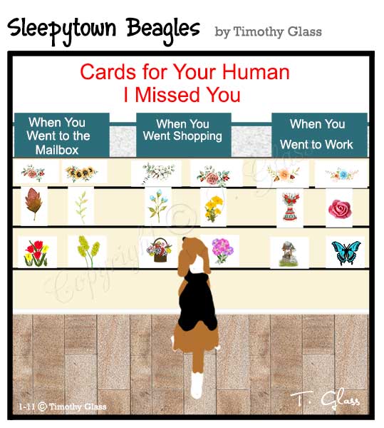 Sleepytown beagles Cartoon
