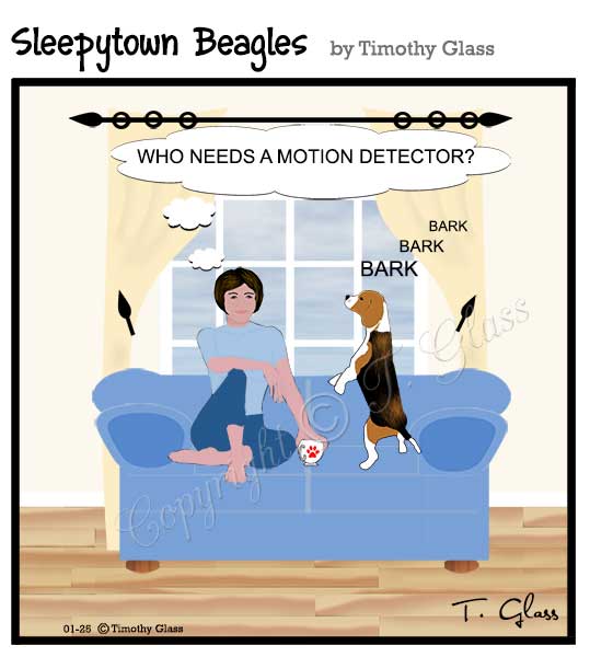 Sleepytown beagles Cartoon
