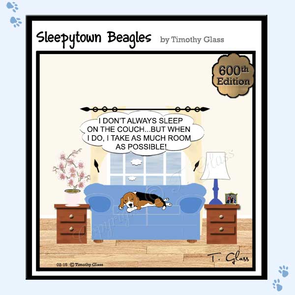 Sleepytown beagles Cartoon